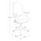 Office Star Products EC Series Deluxe Multi Function Chair, Dillon Black EC4350-R107 - alternate 3