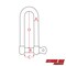 Extreme Max 3006.8209.2 BoatTector Stainless Steel Long D Shackle - 1/2", 2-Pack 3006.8209.2 - alternate 2