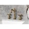 Kingston Brass Widespread Bathroom Faucet with Brass Pop-Up, Antique Brass KB1973BEX - alternate 2