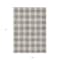 Homeroots 9' X 12' Taupe And Gray Plaid Washable Indoor Outdoor Area Rug 595449 - alternate 4