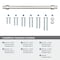 Amerock Winsome 12 inch 305mm Center-to-Center Polished Nickel Appliance Pull BP54065PN - alternate 2