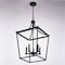 Vaxcel Cottage Grove 5-Light Matte Black Traditional Open Cage Lantern Pendant Light P0467 - alternate 6