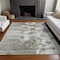 Homeroots 10' X 14' Taupe Ivory And Tan Floral Washable Indoor Outdoor Area Rug  582787 - alternate 5