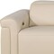 Homeroots 126" Beige Top Grain Leather Reclining Metal USB Sofa 720364 - alternate 4