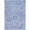 Homeroots 8' X 10' Sky Blue Ivory And Gray Damask Washable Indoor Outdoor Area Rug 603788 - alternate 3
