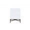 Homeroots 20" X 18" X 26" White And Black Wooden Nightstand 319111 - alternate 3