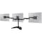 Siig ARTICULATED FREESTANDING FULL-MOTION TRIPLE MONITOR DESK STAND - 13INCH-27INCH CE-MT1V12-S1 - alternate 4