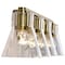 Nuvo Gianna, 4 Light Vanity, Vintage Brass Finish, Clear Glass 60/8344 - alternate 7