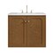 James Martin Vanities Laurent 30" Single Vanity, Honey Oak w/ 3 CM White Zeus Silestone Top 545-V30-HNO-3WZ - alternate 5