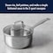 Henckels Clad H3 2-qt Stainless Steel Saucepan with Lid 1023643 - alternate 4