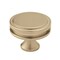 Amerock Oberon 1-3/4 in 44 mm Diameter Golden Champagne Cabinet Knob BP36604BBZ - alternate 1