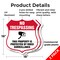 Signmission No Trespassing Shield Sign This Property, 18 inch X 18 inch, Plastic Sign, 2PK SHI-P-2PACK-18-424 - alternate 3