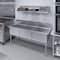 Amgood 78 in. x 30 in. Stainless Steel Three Compartment Sink with 24 in. x 24 in. x 14 in. Bowls SINK S3C-242414-NF-Z - alternate 3