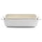 Crockpot Artisan 2.5 Quart and 3.5 Quart Rectangular Stoneware Bake Pan Set in Cream 136637.02R - alternate 2