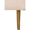 Homeroots 90" Ivory Velvet Sofa And Toss Pillows With Gold Legs 489538 - alternate 2
