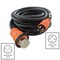 Ac Works Adapter Cord, STW, SS2-50R, L14-30P, 25 ft., Black L1430M50-025 - alternate 4