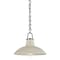 Hudson Valley Lighting Pottersville 12.5 in. Pendant Distressed Bronze/Ceramic Ivory Crackle 1914-DB/CIC - alternate 1