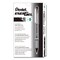 Pentel EnerGel NV Gel Pen, Stick, Medium 0.7 mm, Black Ink, Gray/Black Barrel, PK12 BL27A - alternate 1