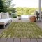 Homeroots 9' X 12' Olive Green Taupe And Beige Moroccan Washable Indoor Outdoor Area Rug 577209 - alternate 2