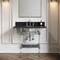 Kingston Brass 36-Inch Black Granite Console Sink with Acrylic Legs and Shelf, 8-Inch, 3-Hole KVPK36KAB1 - alternate 2