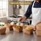 Eco Harmony Products Kraft Paper Take-Out Boxes, PFAS-Free, Recyclable, 8.9" x 6.5" x 3.5", 160PK 804585 - alternate 4