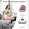 Yssoa Simple Deluxe Armless Office Desk Chair, Modern Cute Swivel Vanity Chair Comfy Home Office Chairs w 3A88HKCHAIROFFICEPNK01 - alternate 2