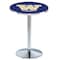 Holland Bar Stool Co 36" Chrome Washington Pub Table, 36" dia. Top L214C3636WashUn - alternate 1