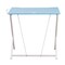 Homeroots 35" Blue Wood and Stainless Steel Computer Desk 723782 - alternate 1