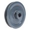 B&B Manufacturing Finished Bore 1 Groove V-Belt Pulley 4.25 inch OD AK44x7/8 - alternate 1