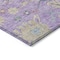 Homeroots 5' X 8' Purple Ivory And Denim Blue Floral Washable Indoor Outdoor Area Rug 605326 - alternate 3