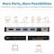 Eaton Tripp Lite Series USB-C Dock - 4K HDMI, USB 3.x 5Gbps, USB-A/C Hub Ports, GbE, Memory Card,  U442-DOCK5D-GY - alternate 6