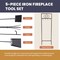 Lavish Home 5-Piece Fireplace Tools Set Fire Tools for Fire Places, Fire Pits, and Woodstoves Indoor/Outdoor 80-FPTS-13 - alternate 6