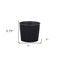 Homeroots 7in Black Recycled Plastic Indoor Outdoor Round Pot Planter 488208 - alternate 2