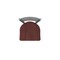 Holland Bar Stool Co 410 Jackie Stainless Steel 36in Swivel Bar Stool with Dark Cherry Oak Seat 41036SSDCOak - alternate 3