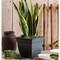 Hc Companies Eclipse 8'' x 8'' x 7'' Resin Black Planter ECP08005G18 - alternate 3