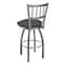 Holland Bar Stool Co 810 Contessa Stainless Steel 36in Swivel Bar Stool with Canter Storm Seat 81036SS004 - alternate 2