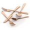 Megachef Gibbous 20 Piece Flatware Utensil Set, Stainless Steel Service for 4 in Rose Gold Matte MCFW-GIBBOUS-ROSEGOLD - alternate 4