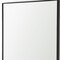 Homeroots 40" Black Metal Accent Mirror 607274 - alternate 2