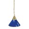 Holland Bar Stool Co Royal Blue Pendant Light, Brass Fixture BL1BRRoyBl - alternate 1