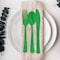 Smarty Had A Party Green Disposable Plastic Party Spoons, 600PK 410S-G-CASE - alternate 4