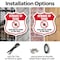 Signmission Beware Of Ticks Shield Sign Ticks May Be, 6 inch X 6 inch, Plastic Sign, 2PK SHI-P-2PACK-6-362 - alternate 2