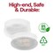 Smarty Had A Party 12 in Clear Round Plastic Tray Lids, 25PK 9912-L-CASE - alternate 5