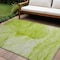 Homeroots 8' X 10' Green Abstract Washable Non Skid Indoor Outdoor Area Rug 559745 - alternate 1