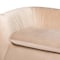 Baxton Studio Adanna Glam and Luxe Champagne Beige Velvet Fabric Sofa 248-13617-ZORO - alternate 3