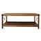 Amerihome Acacia Wood Rustic Coffee Table 27077088106 - alternate 4