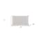 Homeroots Cotton Latex Foam And Wool Hypoallergenic Standard Size Bed Pillow 551586 - alternate 4