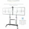 Startech.Com Dual TV Cart / Mount, Rolling TV Cart STNDMTVDUO - alternate 3
