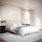 Martha Stewart Britta Queen Upholstered Platform Bed w/Rounded Headboard, Piped Detailing/Cushioned Sdrails, Beige TW-3WDB01B-Q-BG-MS - alternate 4