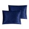 Homeroots Navy Blue Queen Polyester 180 Thread Count Washable Down Comforter Set 528947 - alternate 3