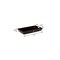 Homeroots 26in Black Solid Wood Handmade Serving Tray With Handles 724370 - alternate 2